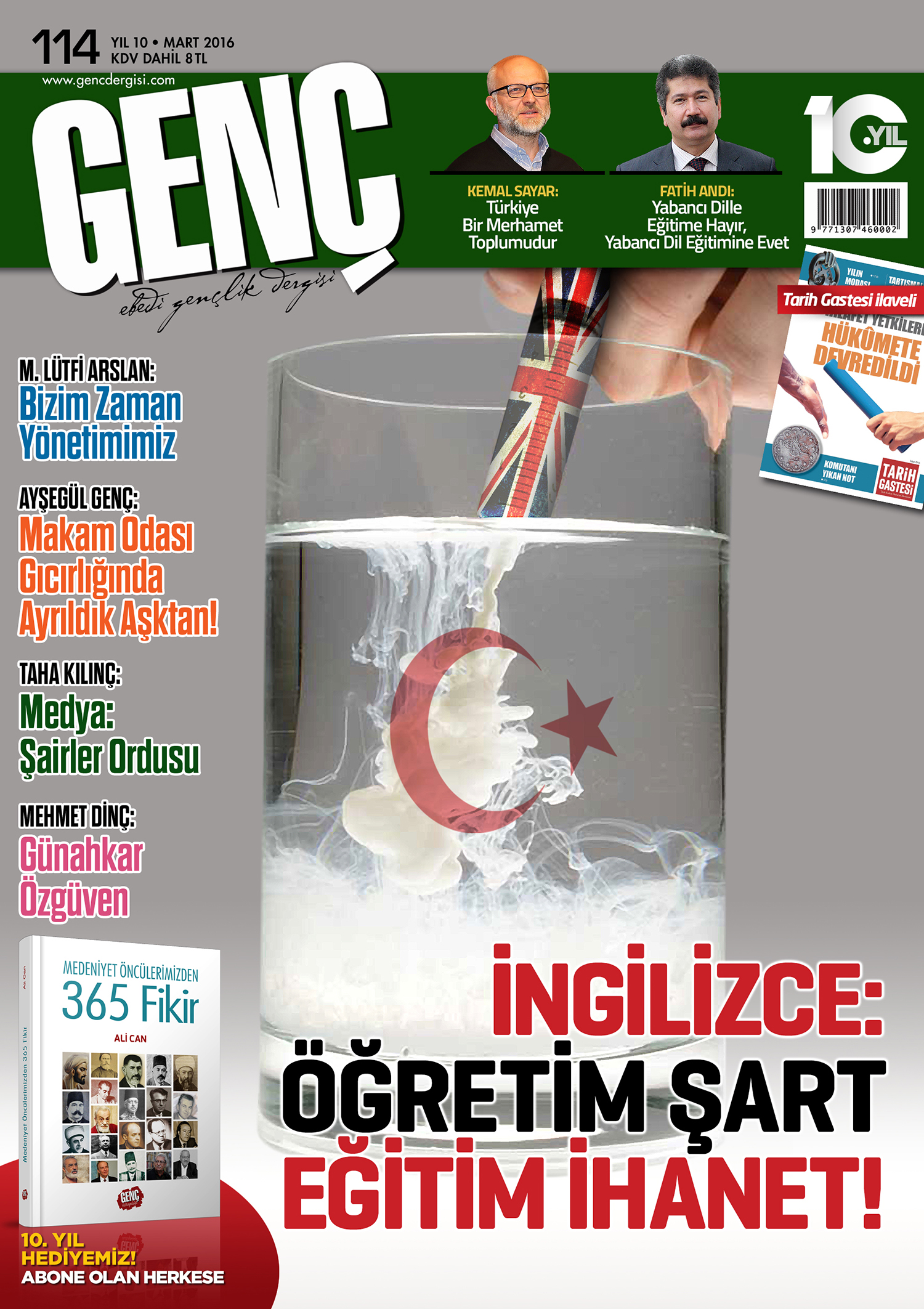Genç Dergi 114. sayı kapağı — Mart 2016