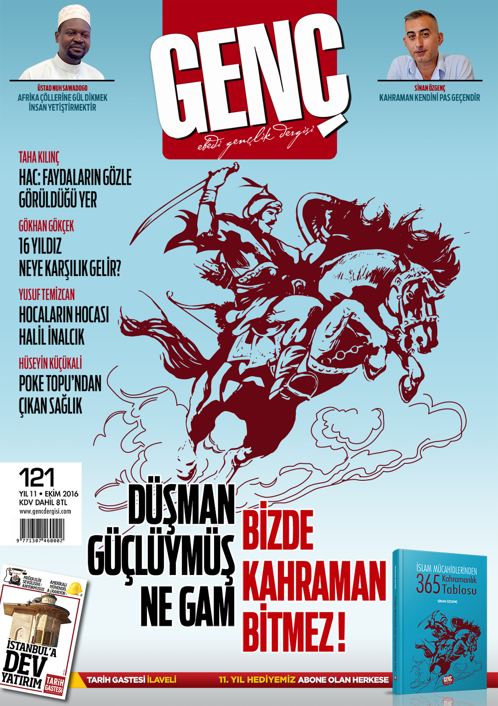 Genç Dergi 121. sayı kapağı — Ekim 2016