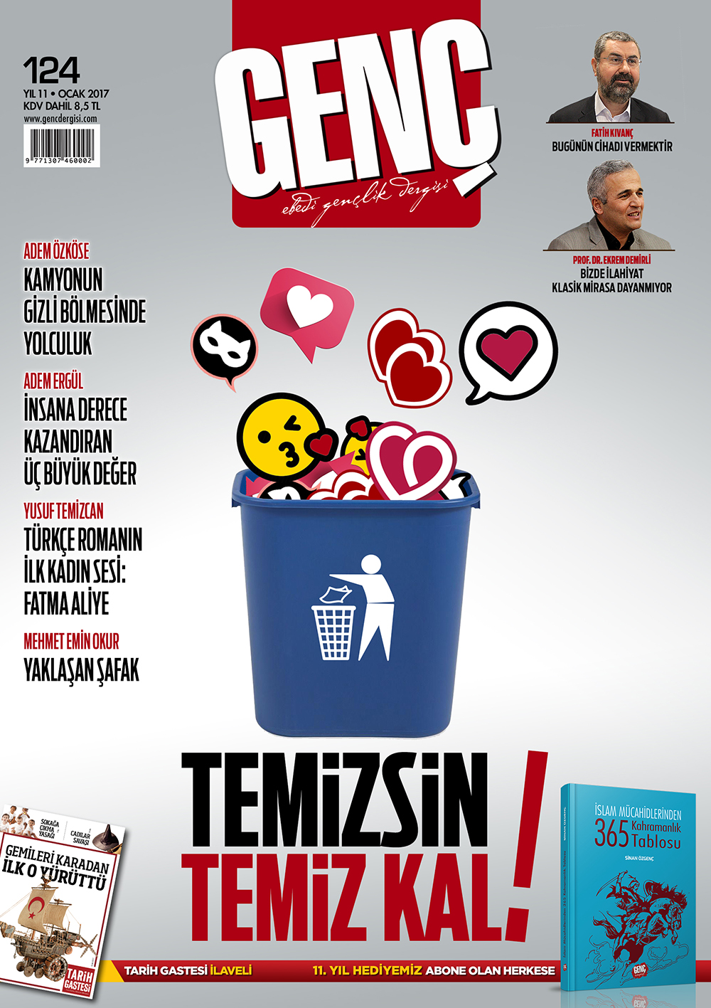 Genç Dergi 124. sayı kapağı — Ocak 2017