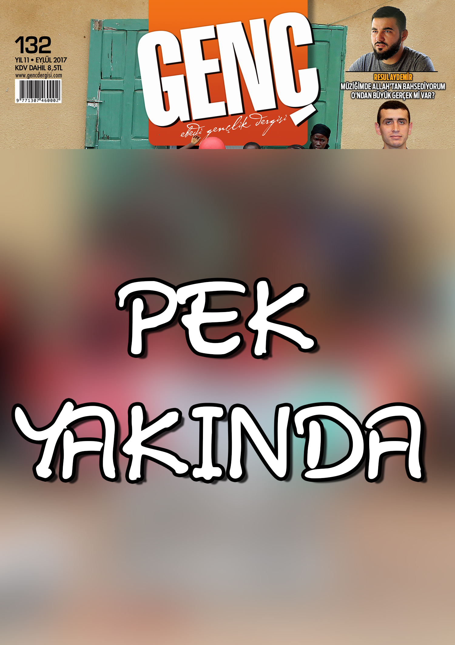 Genç Dergi 132. sayı kapağı — Eylül 2017