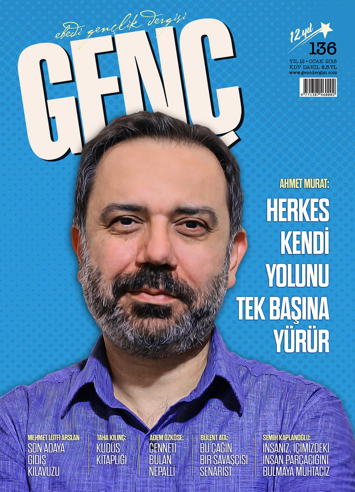 Genç Dergi 136. sayı kapağı — Ocak 2018