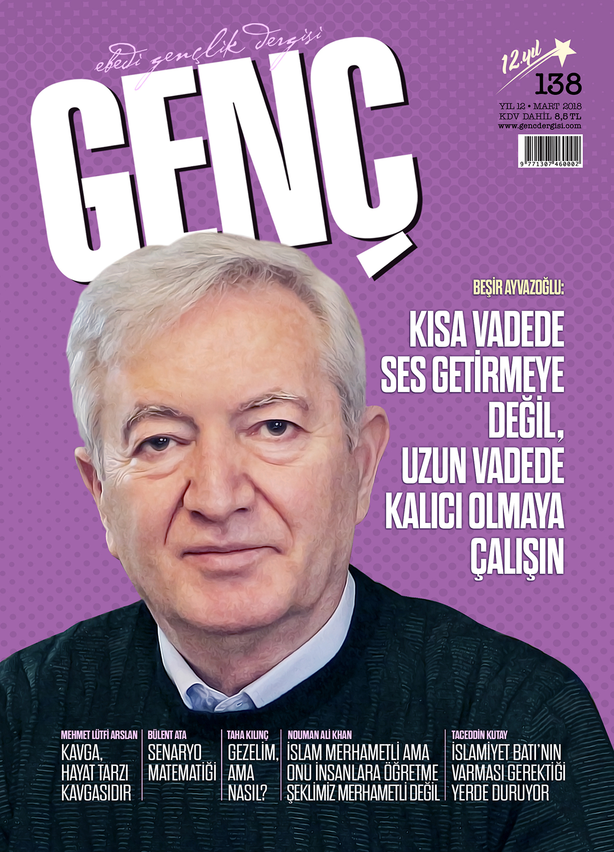 Genç Dergi 138. sayı kapağı — Mart 2018