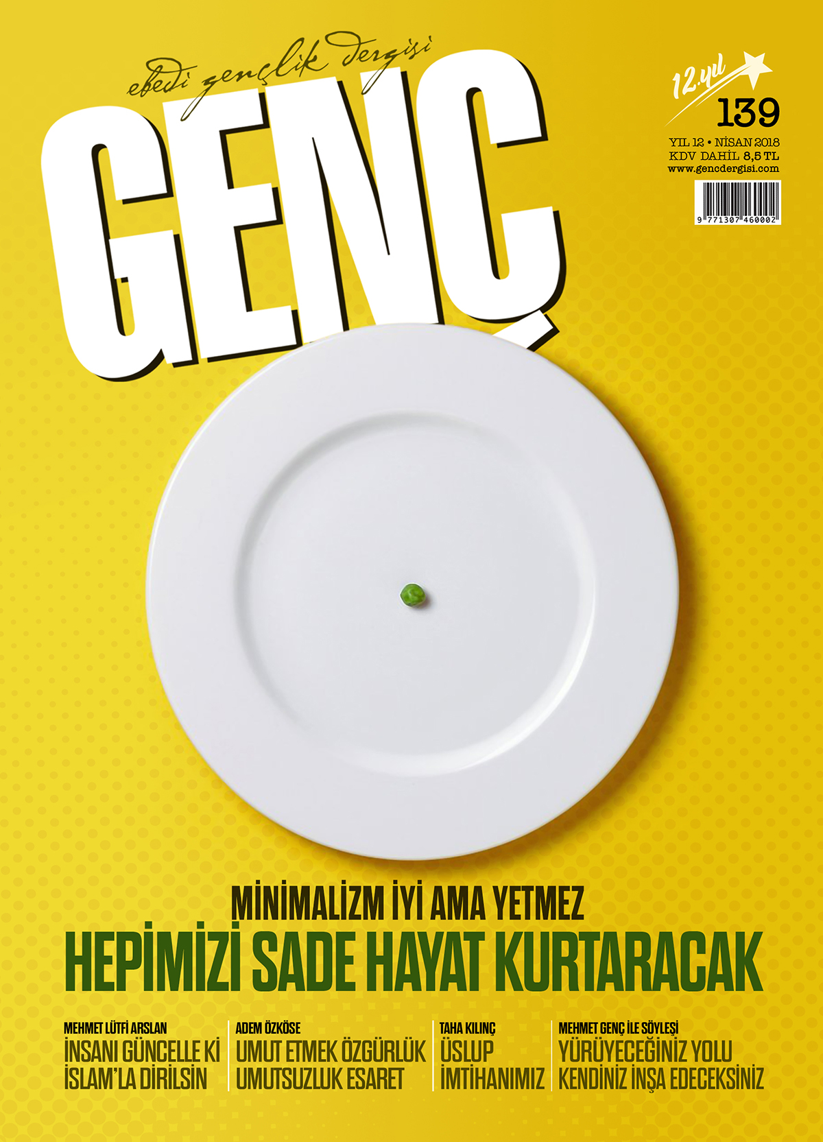 Genç Dergi 139. sayı kapağı — Nisan 2018