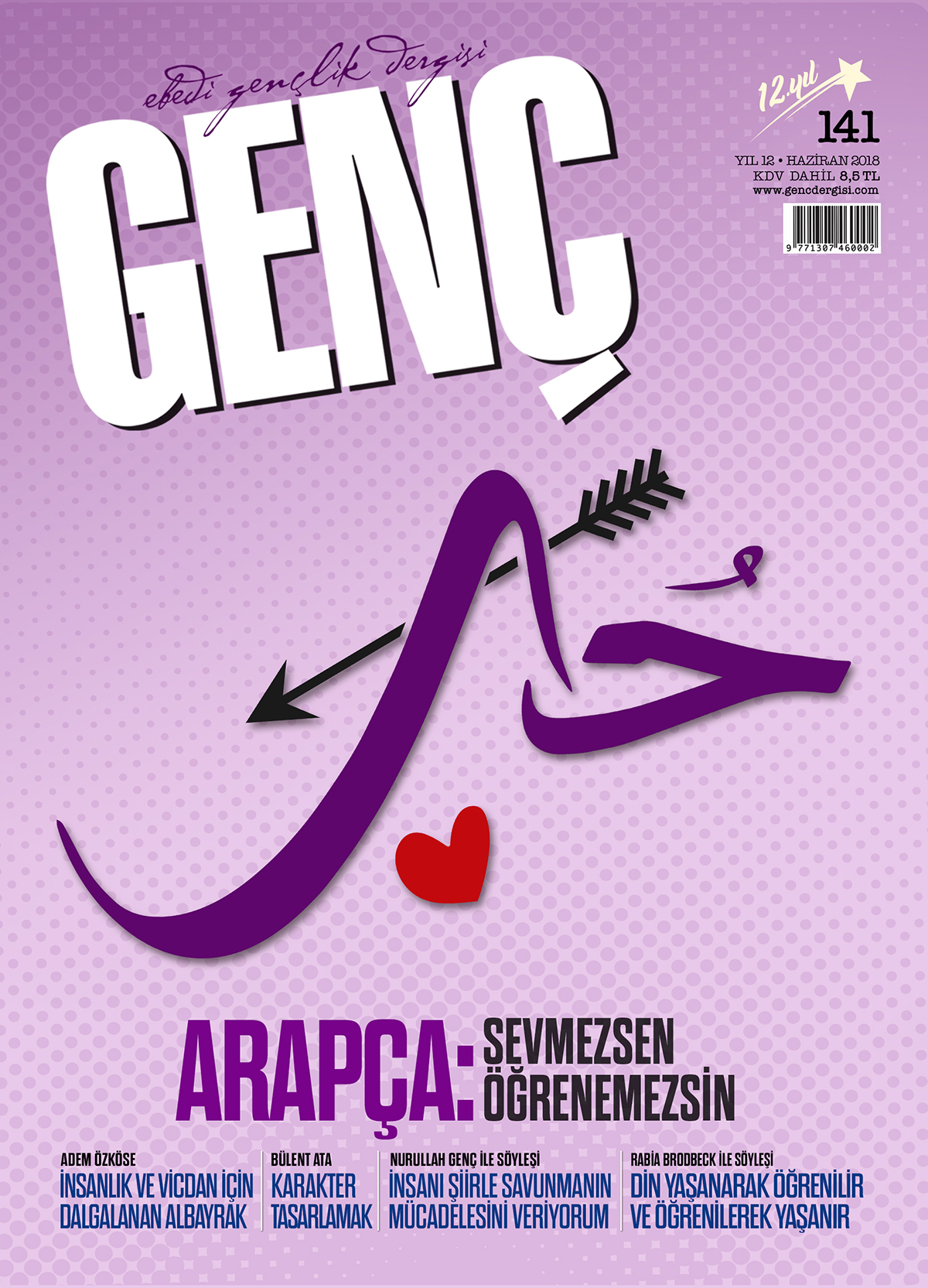 Genç Dergi 141. sayı kapağı — Haziran 2018