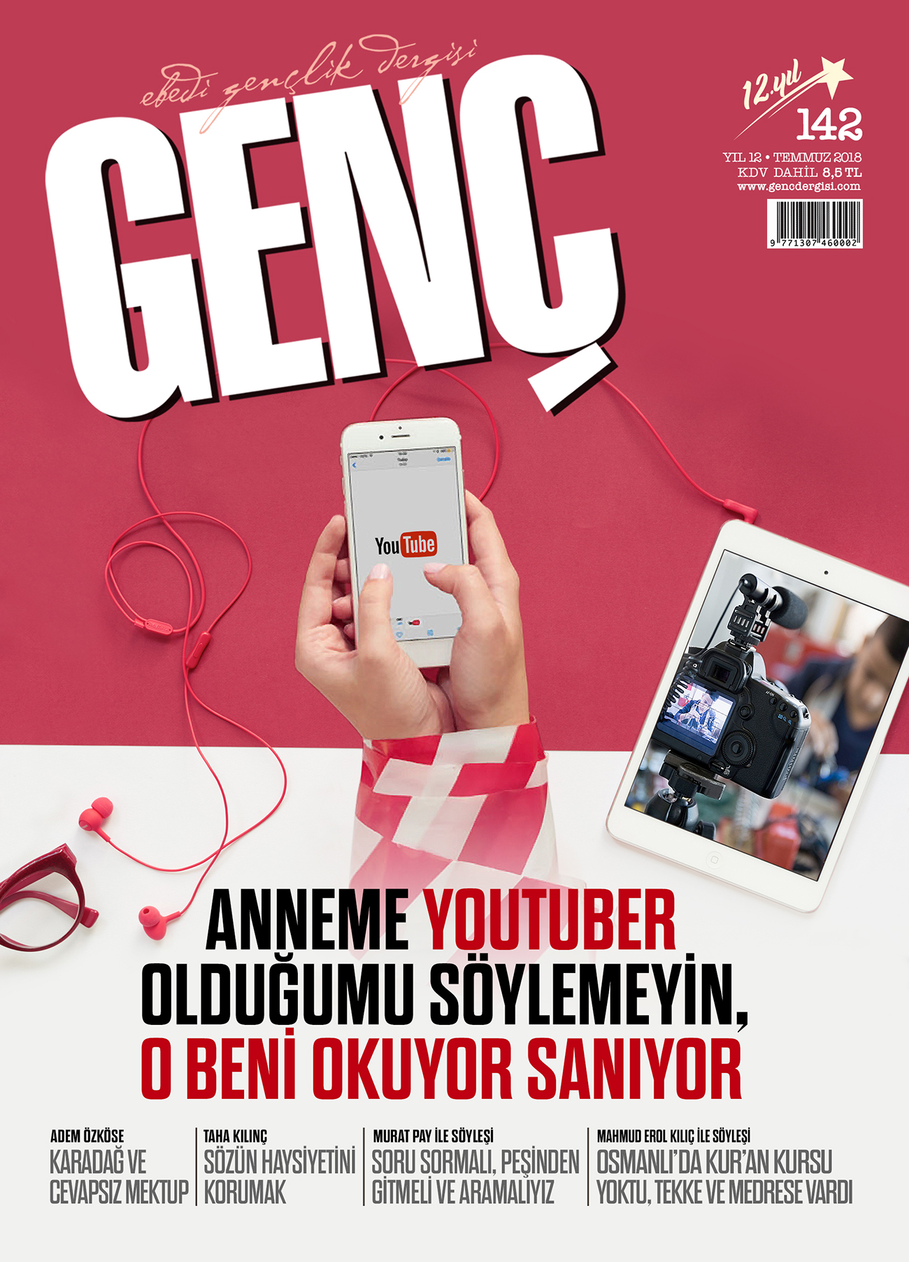 Genç Dergi 142. sayı kapağı — Temmuz 2018