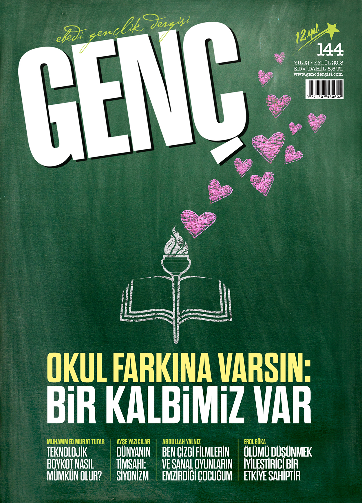 Genç Dergi 144. sayı kapağı — Eylül 2018