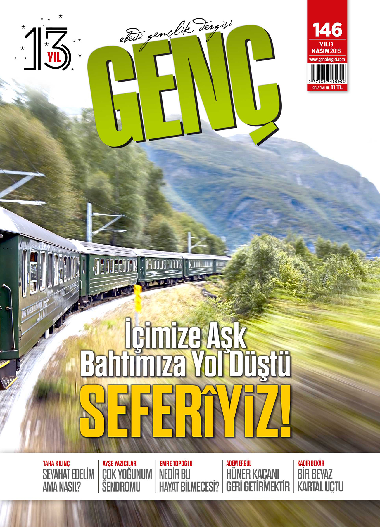 Genç Dergi 146. sayı kapağı — Kasım 2018