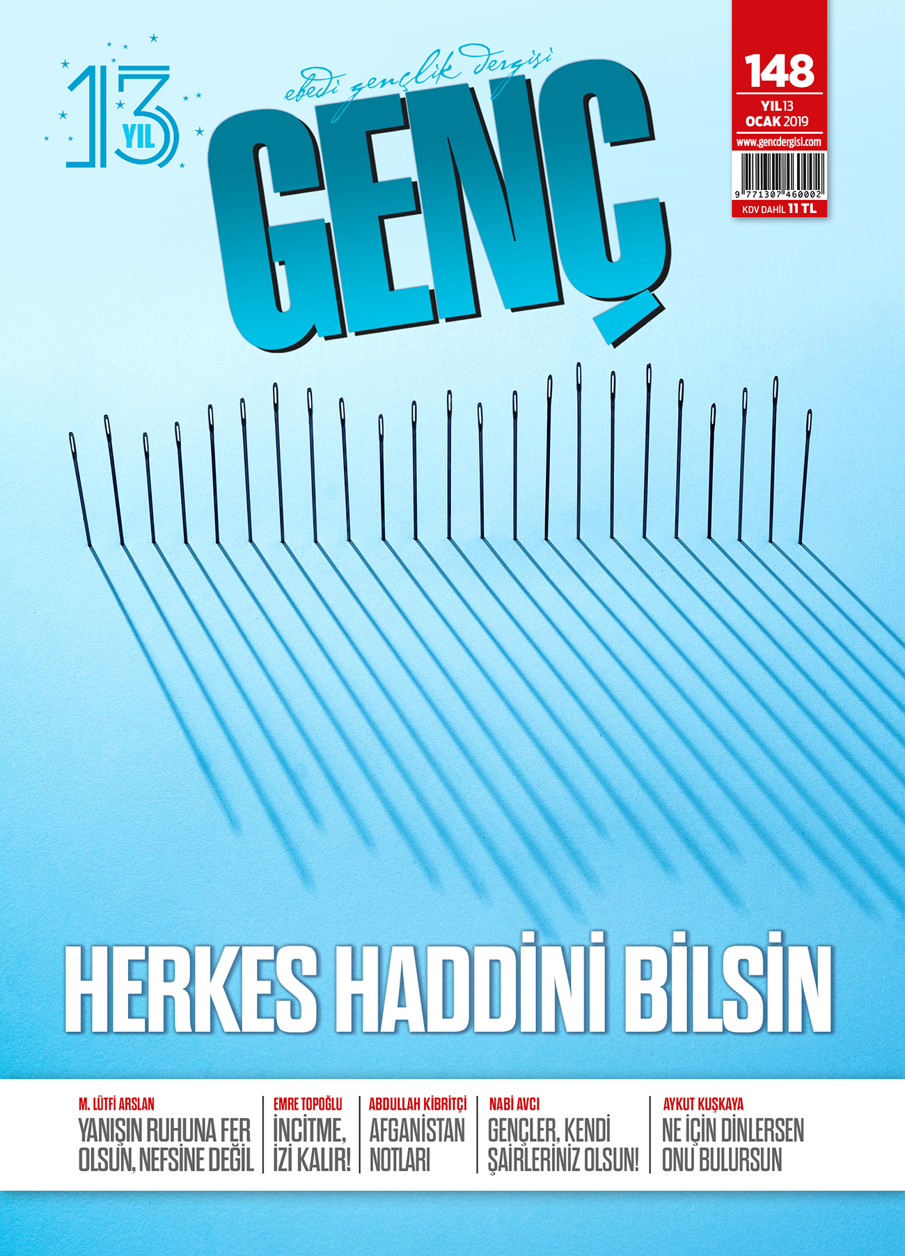 Genç Dergi 148. sayı kapağı — Ocak 2019