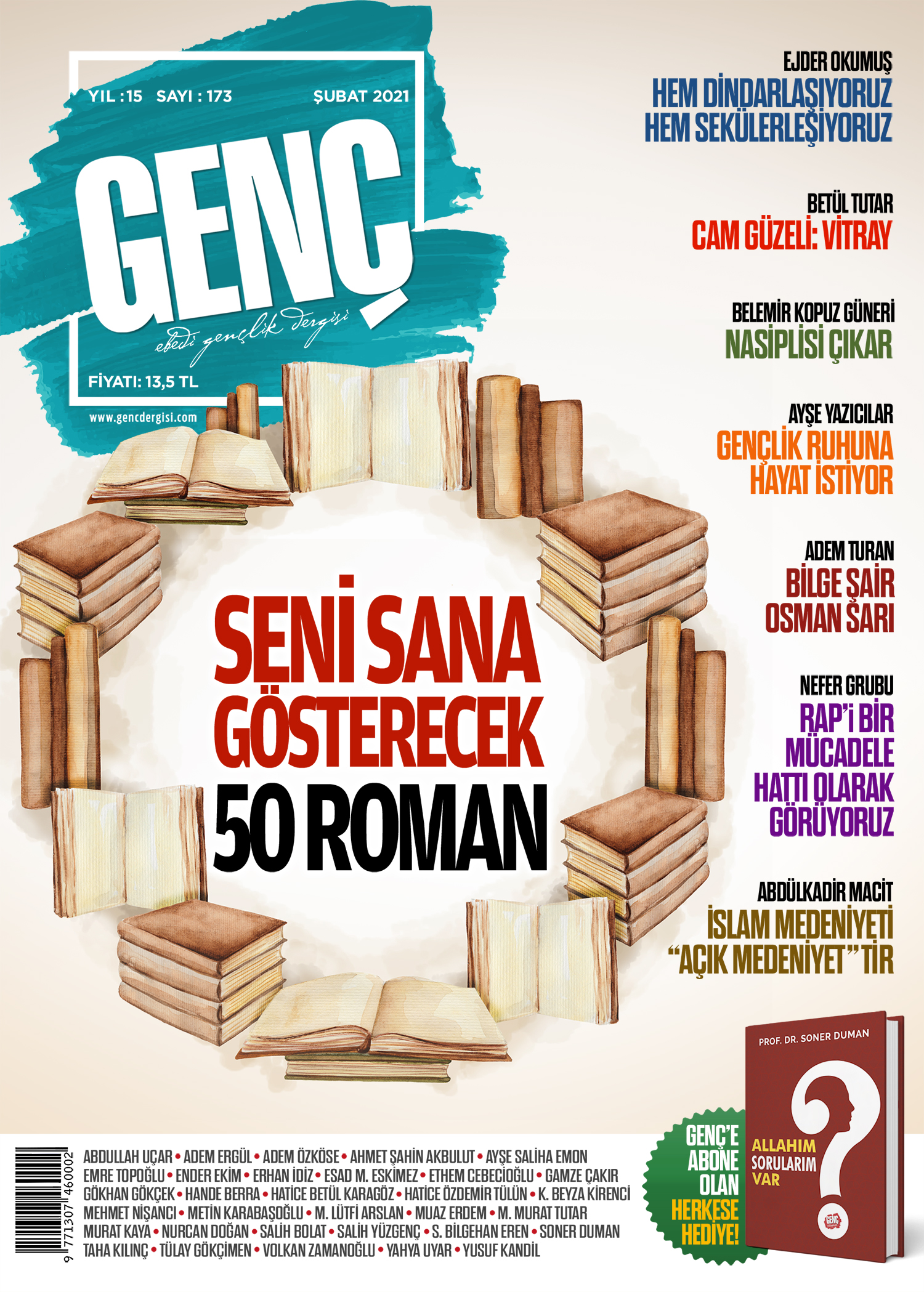 Genç Dergi 173. sayı kapağı — Şubat 2021
