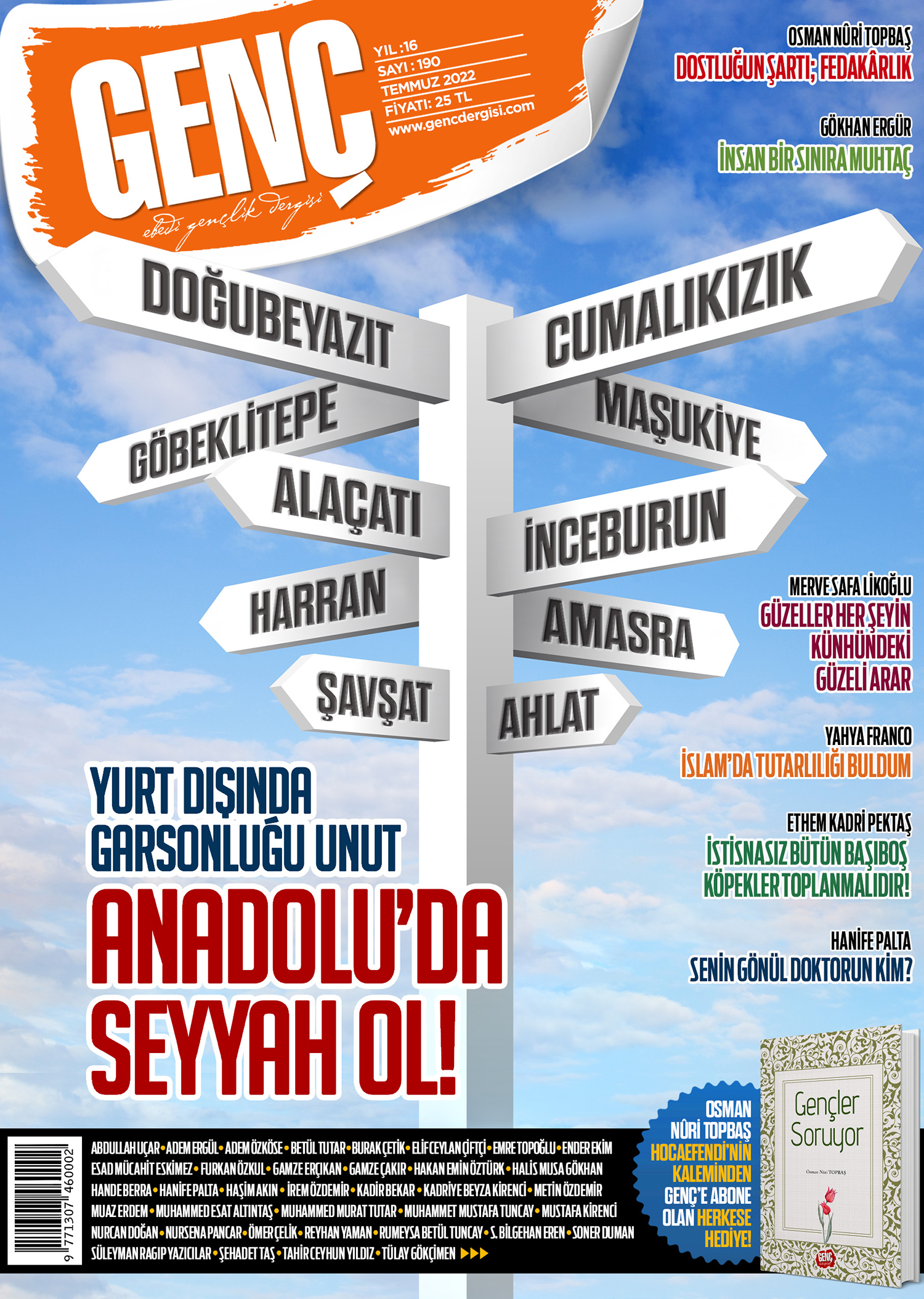 Genç Dergi 190. sayı kapağı — Temmuz 2022