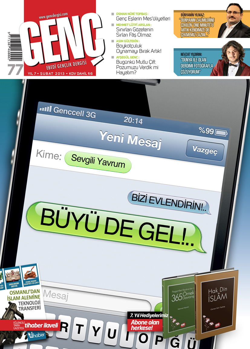Genç Dergi 77. sayı kapağı — Şubat 2013