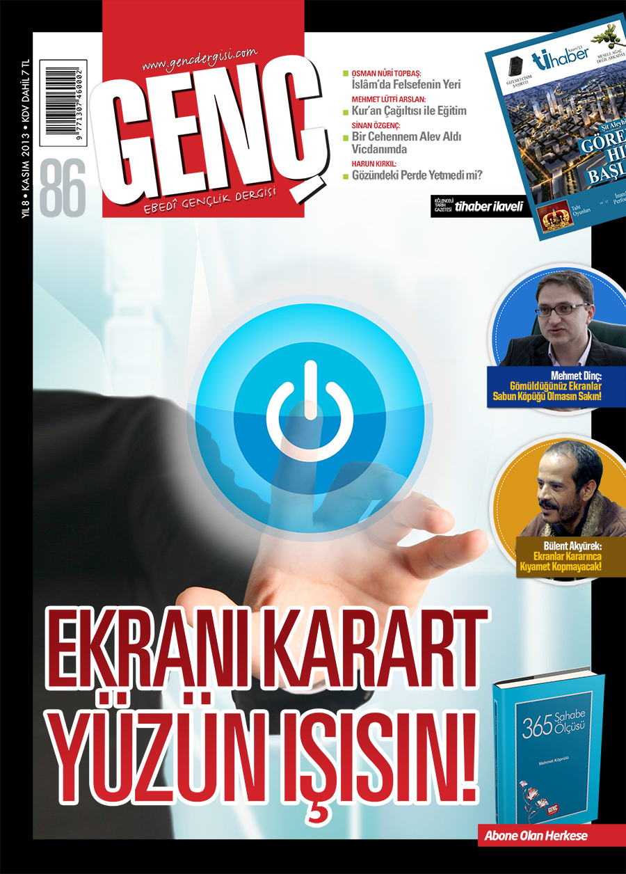Genç Dergi 86. sayı kapağı — Kasım 2013
