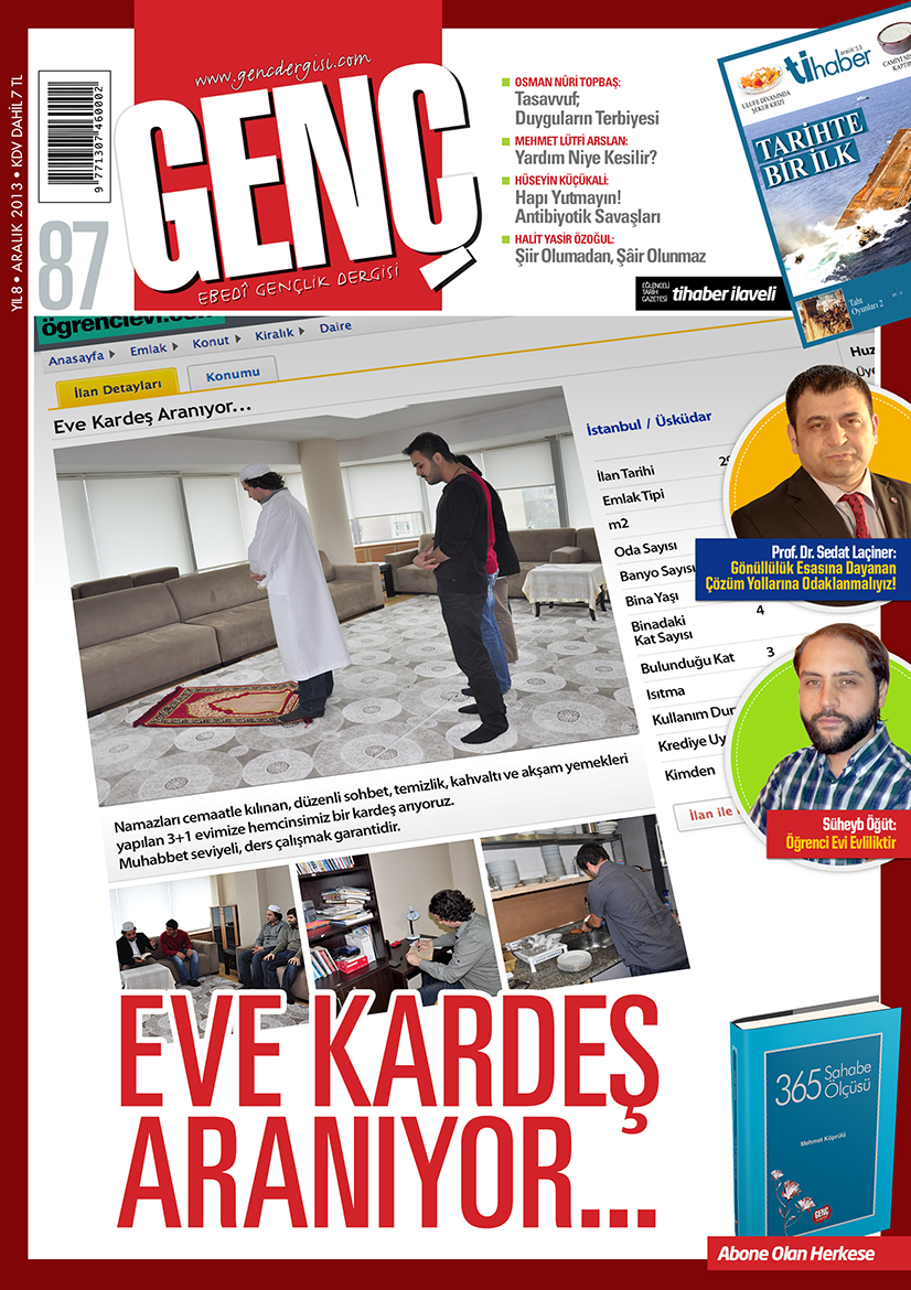 Genç Dergi 87. sayı kapağı — Aralık 2013