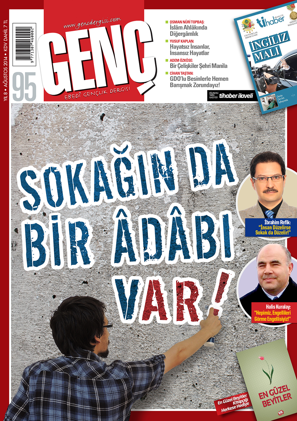 Genç Dergi 95. sayı kapağı — Ağustos 2014