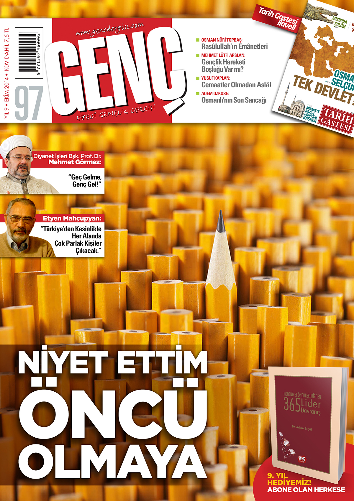 Genç Dergi 97. sayı kapağı — Ekim 2014