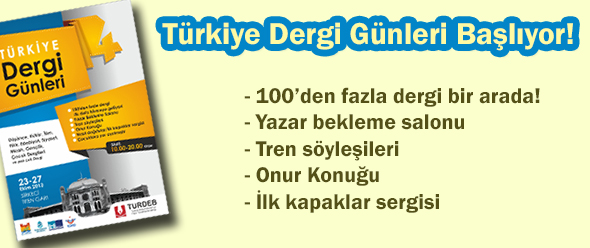 Türkiye Dergi Günleri Başlıyor!