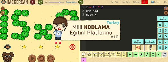 Milli Kodlama Eğitimi Platformu: HackerCan