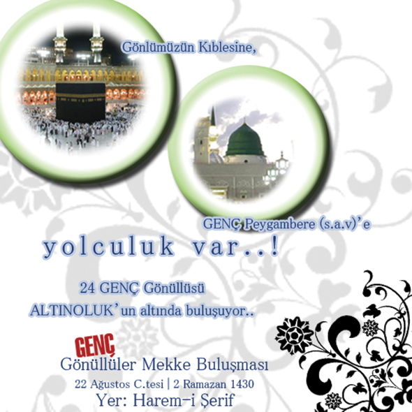Genç Gönüllüleri Kabe`de Buluştu