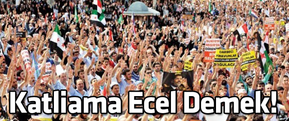Katliama Ecel Demek!