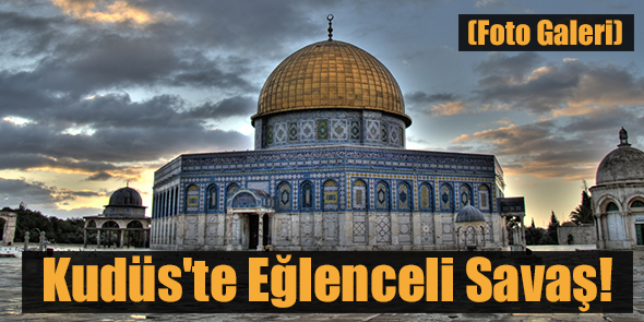Kudüs`te Eğlenceli Savaş! (Foto Galeri)