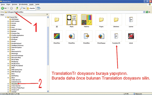 Photofiltre Nasıl Türkçe Yapılır?