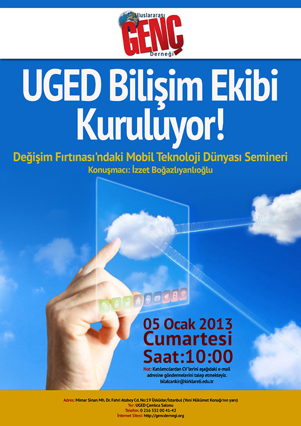 UGED Bilişim Ekibi Kuruluyor!