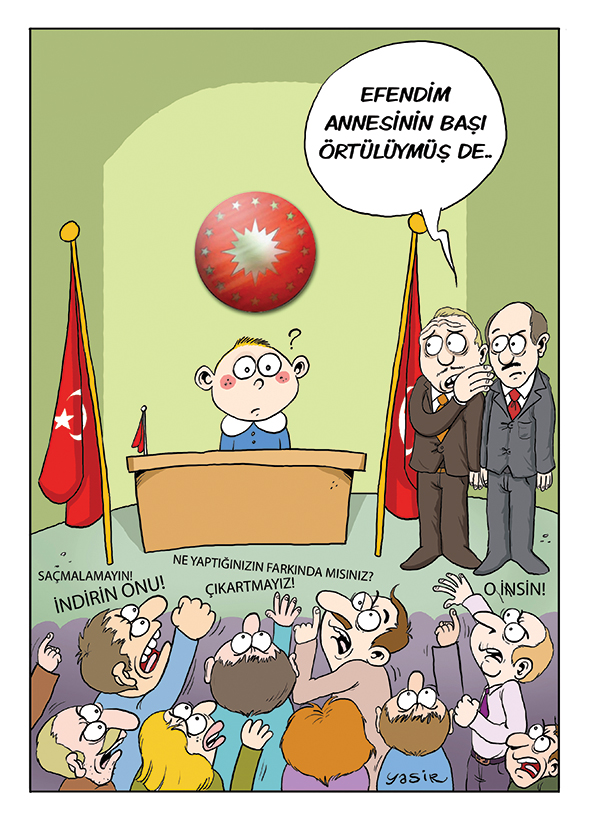 Annesinin Başı Örtülüymüş...