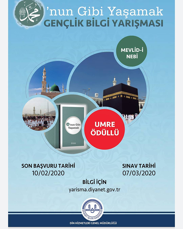Diyanet`ten Umre Ödüllü Bilgi Yarışması