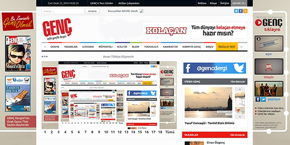Genç Dergisi Web Sitesi Yenilendi!