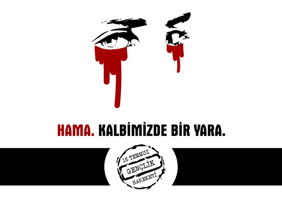 Kalbimiz Kara, Bugün Her Yer Hama!