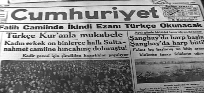 Türkiye Müslümanlarının Kara Günü: 30 Ocak!