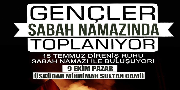 Sabah Namazı Buluşmaları Başlıyor