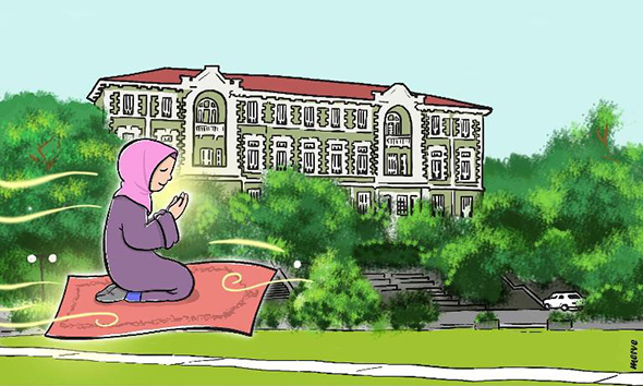 BOUN`da Bir Mescid Var Uzakta