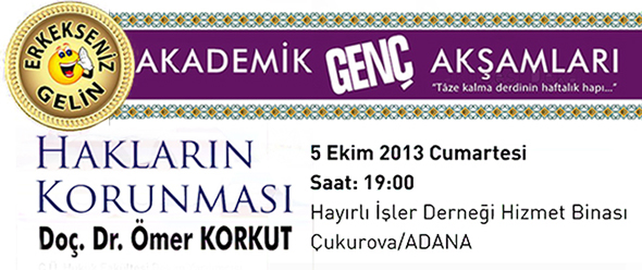 Akademik Genç Akşamları Başlıyor!
