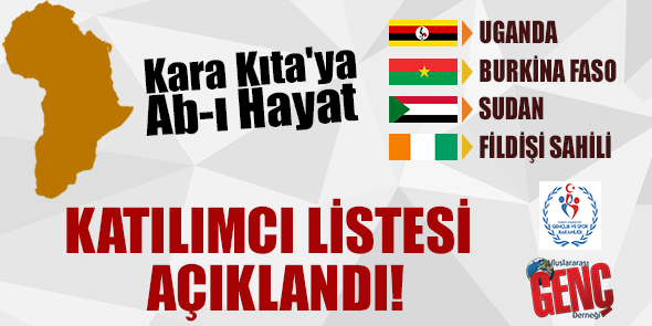 Kara Kıta`ya Ab-ı Hayat Projesi`nin Gönüllüleri Açıklandı!