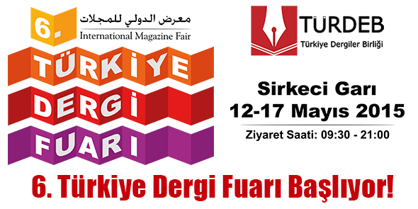 6. Türkiye Dergi Fuarı Başlıyor!