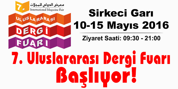7. Uluslararası Dergi Fuarı Başlıyor!