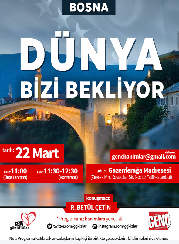 Pazar Günü Bosna İle Tanış Oluyoruz!