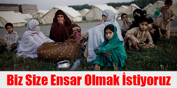 Biz Size Ensar Olmak İstiyoruz