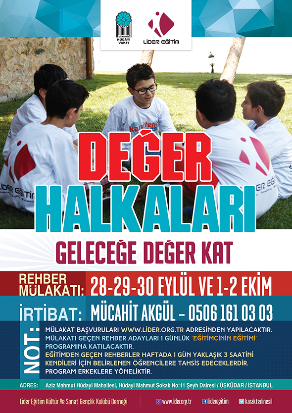 Lider Eğitim; Karakterli Nesille Gelecek!