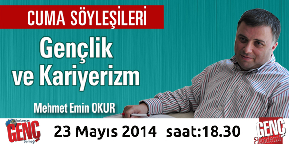 Cuma Söyleşileri`nin Bu Haftaki Konuğu Mehmet Emin Okur