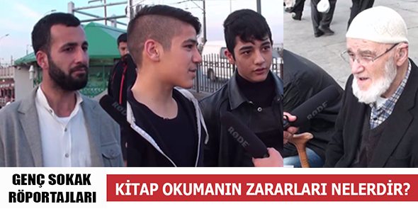 Genç Sokak Röportajları - Kitap Okumanın Zararları Nelerdir? (Video)
