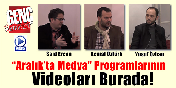 "Aralık`ta Medya" Programlarının Videoları Burada!