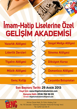 Genç Gelişim  Akademisi Başlıyor!
