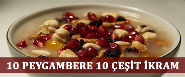 10 Peygambere 10 Çeşit İkram