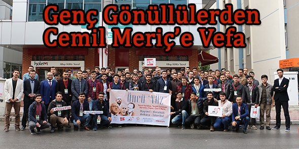 Genç Gönüllülerden Cemil Meriç`e Vefa