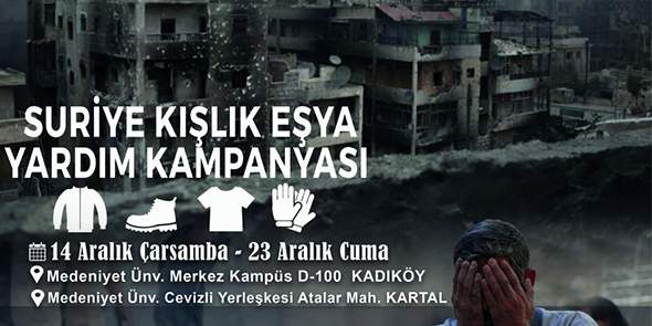 Öğrencilerden Suriye İçin Yardım Kampanyası